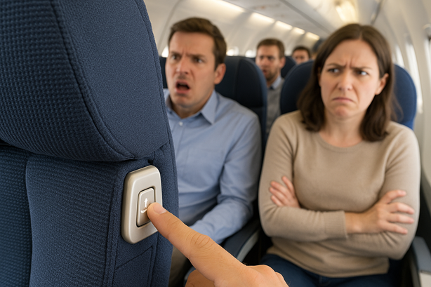 Nicht zurücklehnen! – Das ungeschriebene Gesetz der Flugzeugkabine